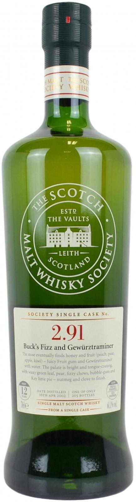 The Scotch Malt Whisky Society 2002 12 Years Single Malt Whisky 2