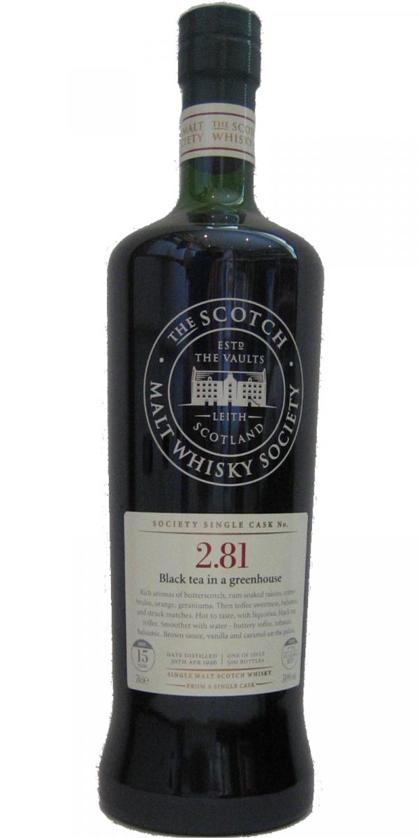 The Scotch Malt Whisky Society 1996 15 Years Single Malt Whisky 2