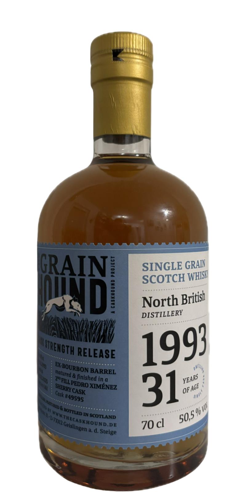 North British 1993 31 Years Single Grain Whisky