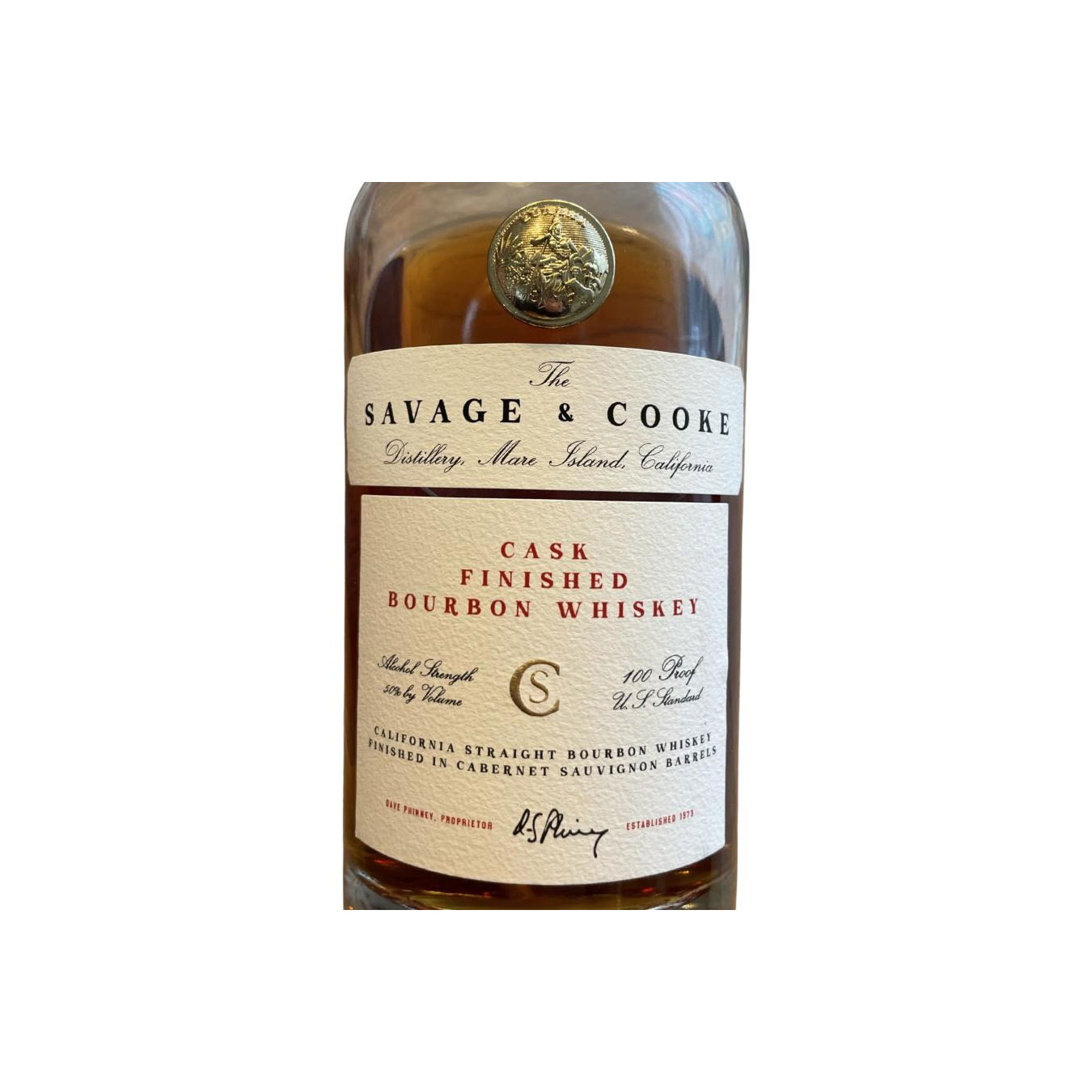 Savage & Cooke Cask Finished Bourbon Whisky