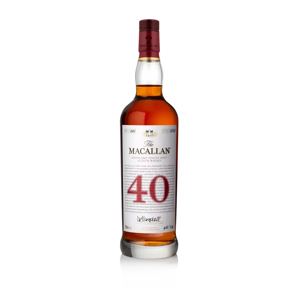 The Macallan 40 Years Single Malt Whisky