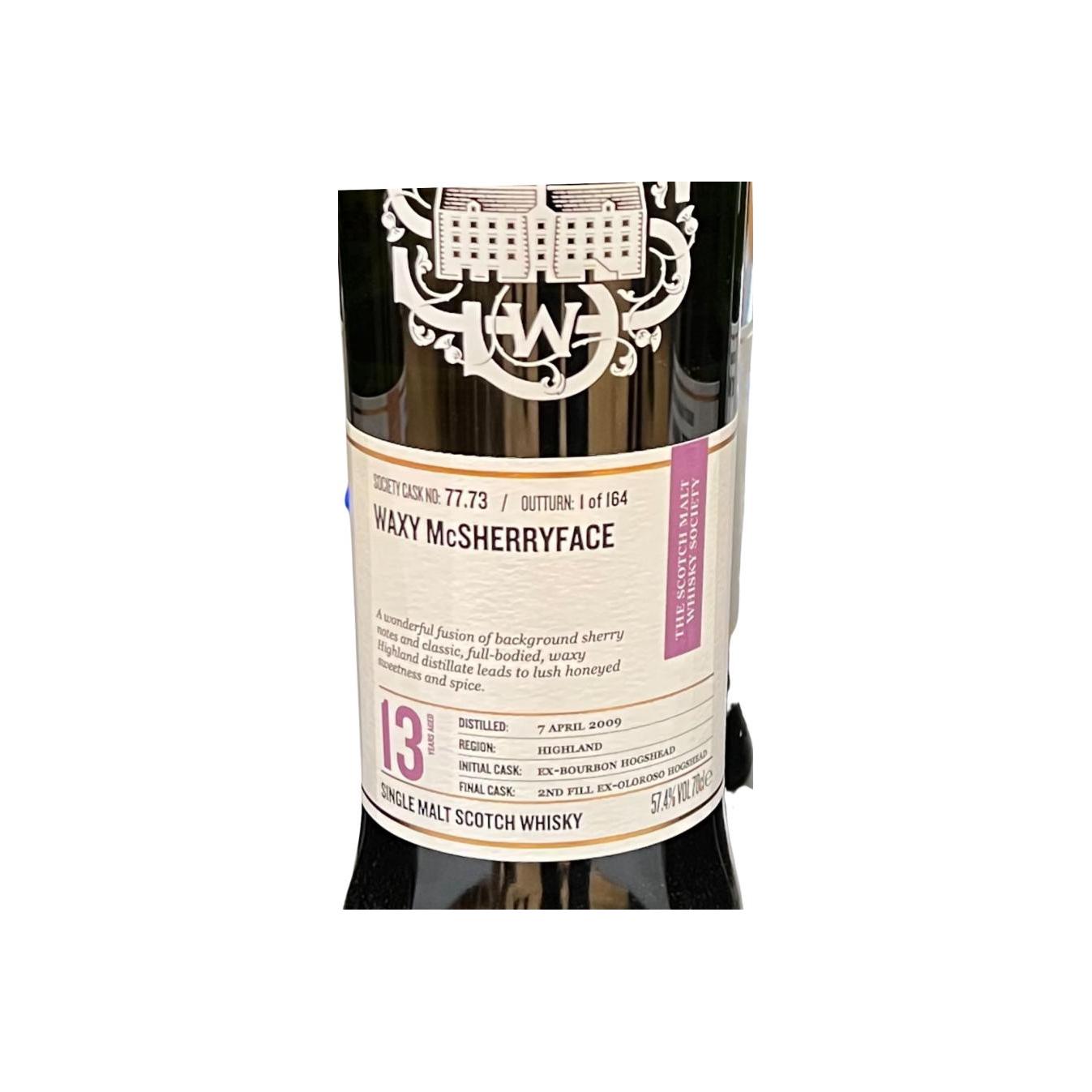 The Scotch Malt Whisky Society 2009 13 Years Single Malt Whisky