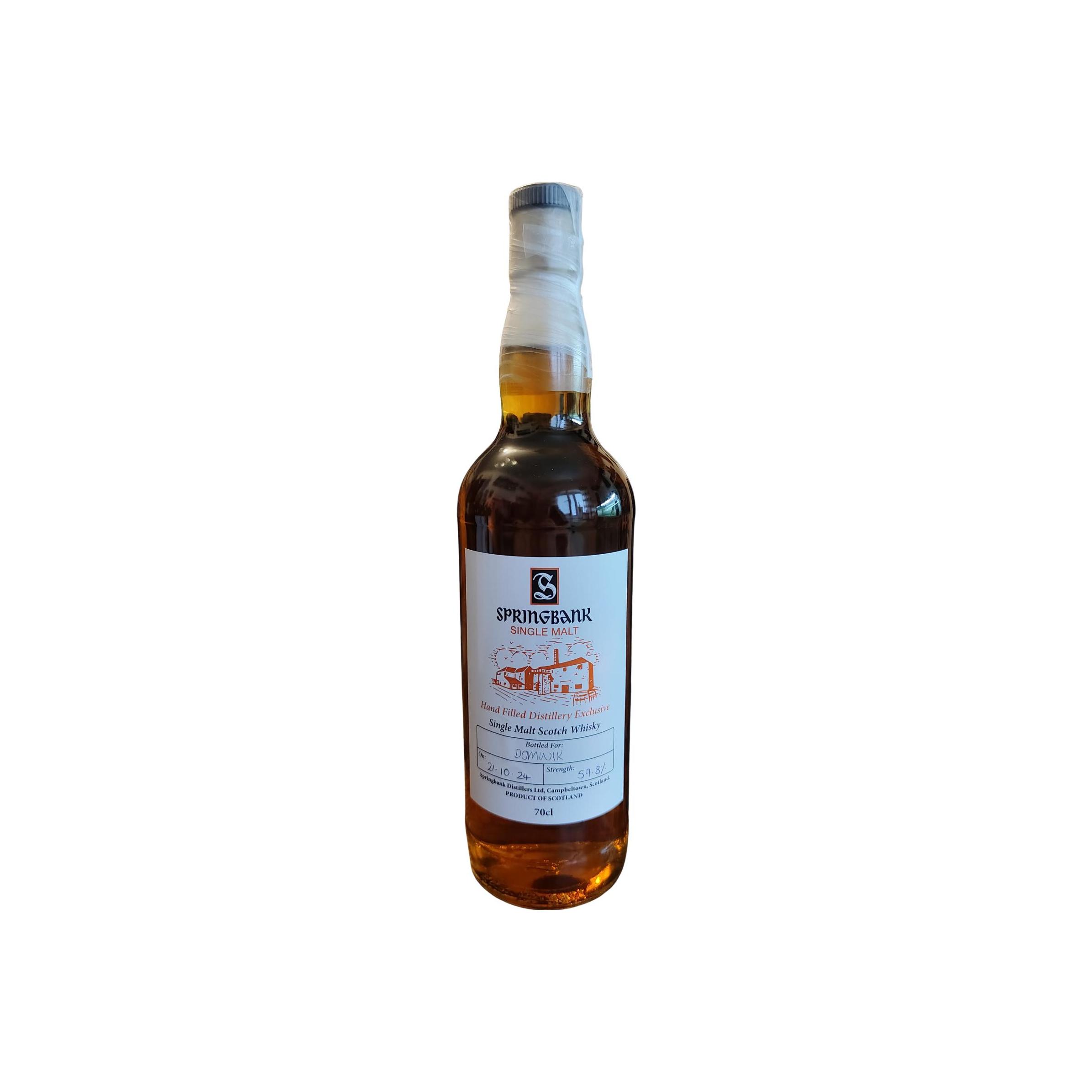 Springbank Hand Filled Distillery Exclusive