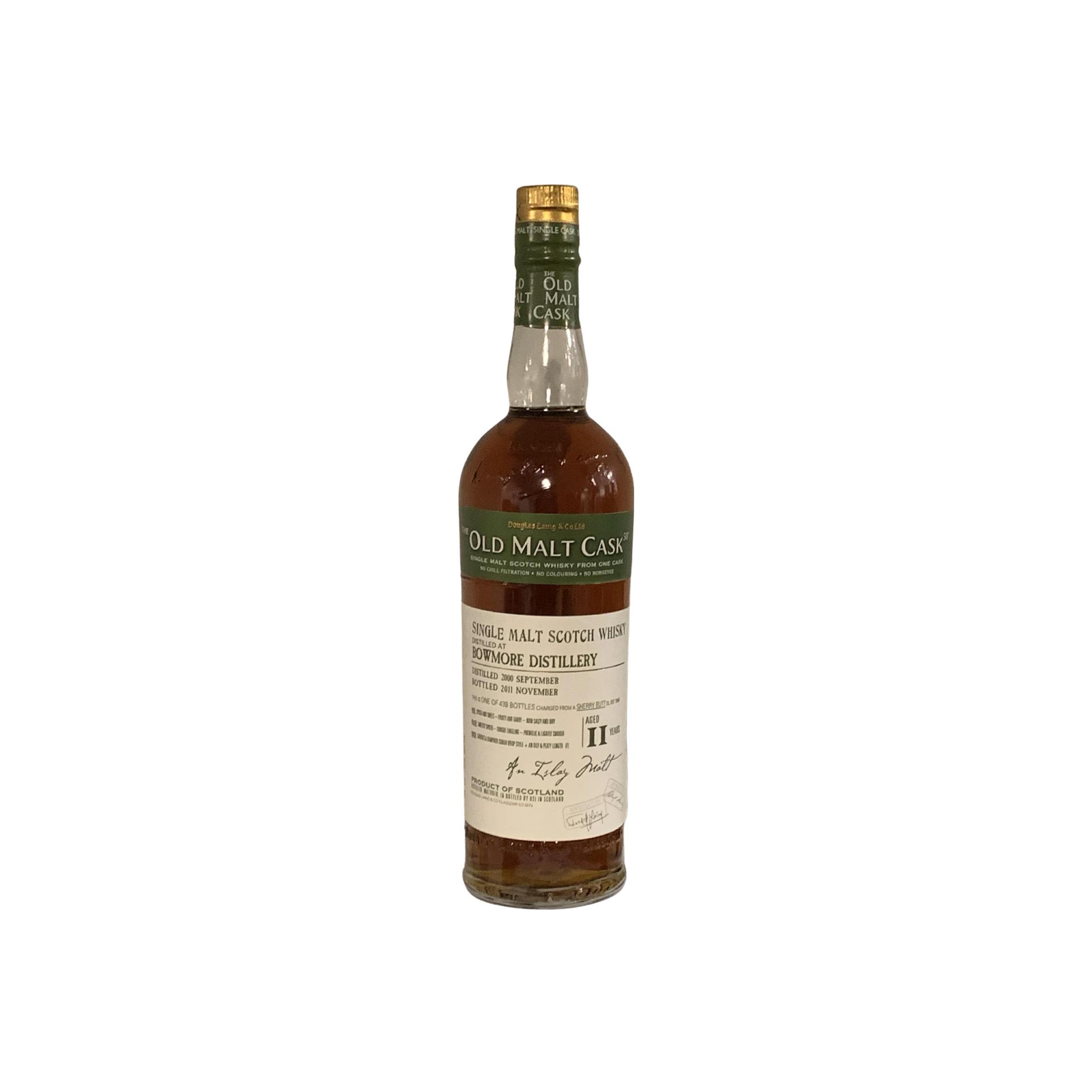 Bowmore Old Malt Cask 2000 11 Years Single Malt Whisky