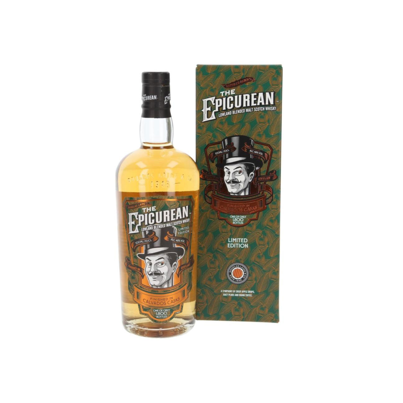 The Epicurean Lowland Blended Malt Scotch Whisky DL 2