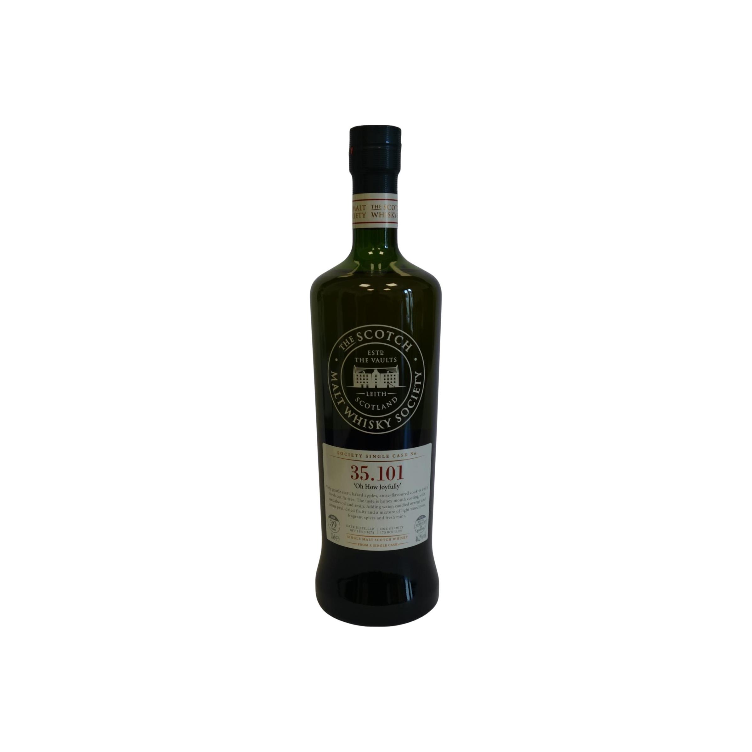 The Scotch Malt Whisky Society 1974 39 Years Single Malt Whisky