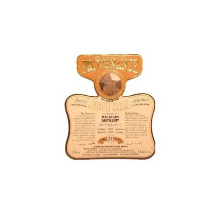 The Macallan McGibbon's Provenance 1982 20 Years Single Malt Whisky 2