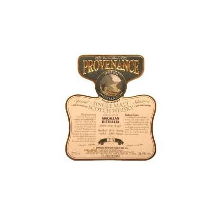 The Macallan McGibbon's Provenance 1979 23 Years Single Malt Whisky 2
