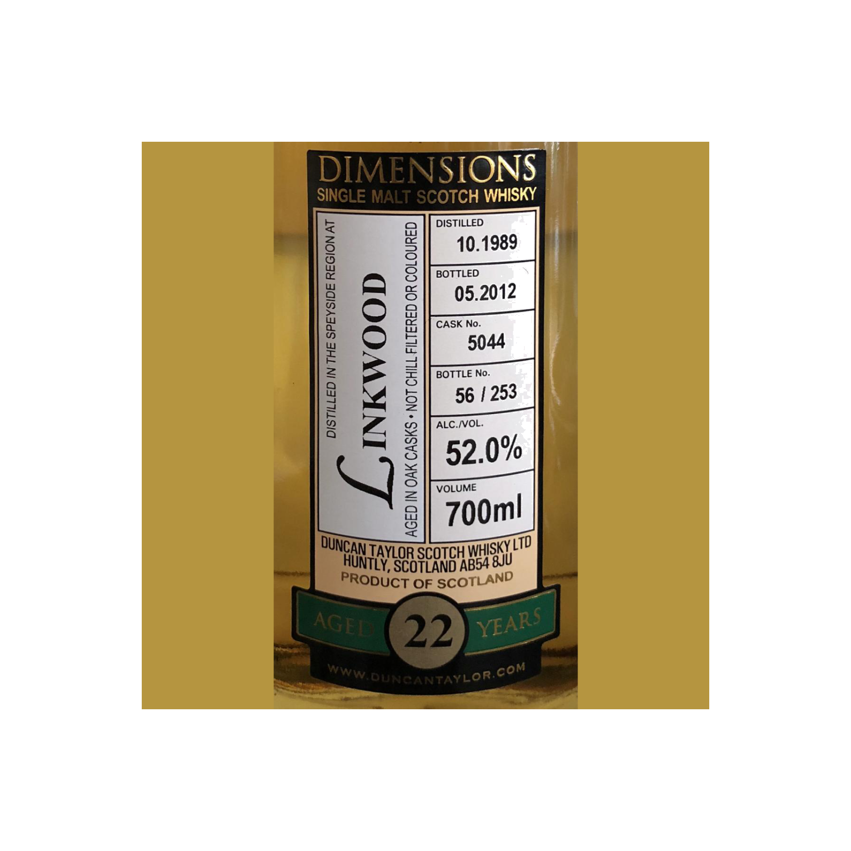 Linkwood Dimensions 1989 22 Years Single Malt Whisky 2
