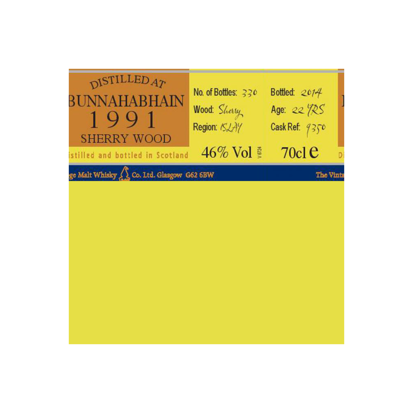 Bunnahabhain The Cooper's Choice 1991 22 Years Single Malt Whisky 3