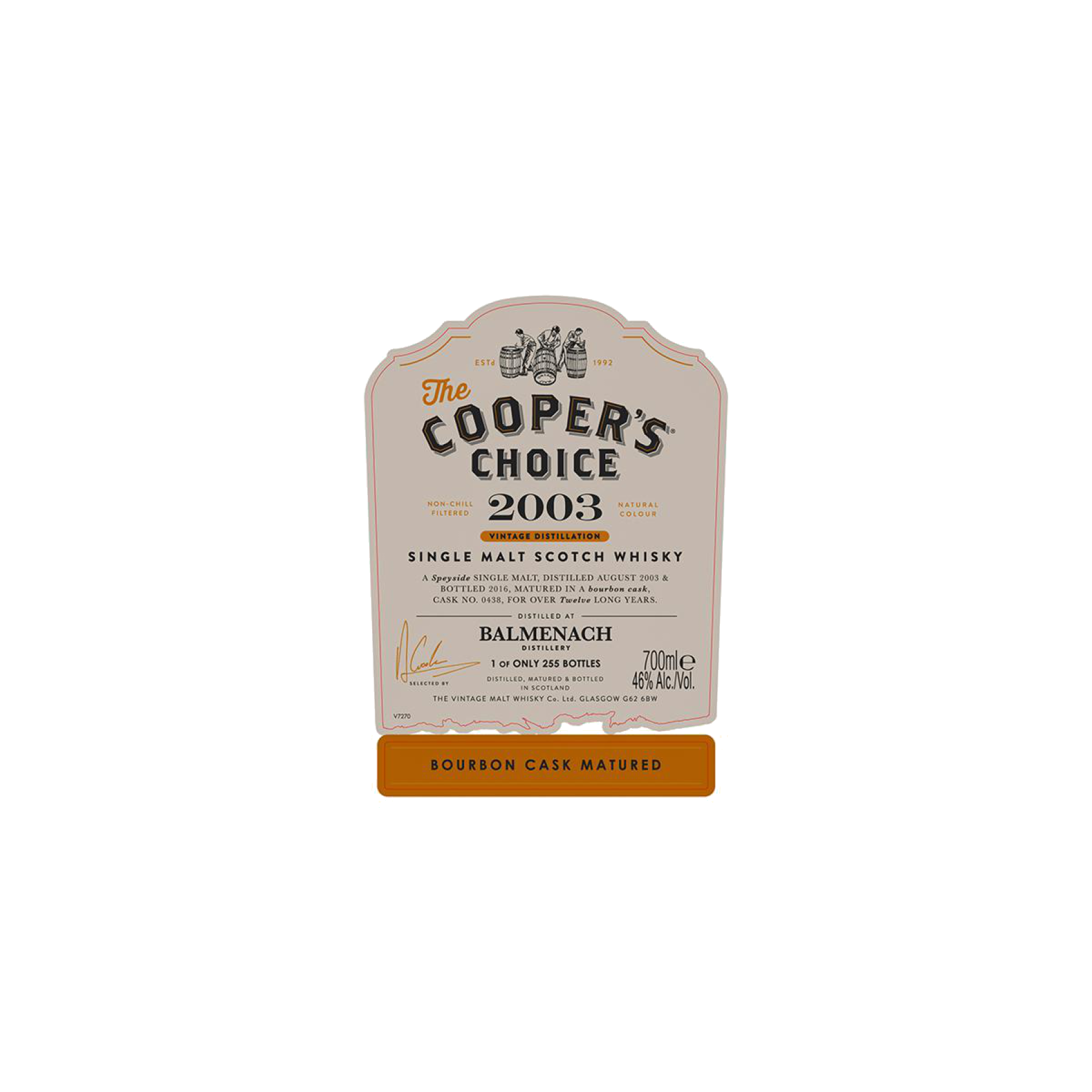Balmenach The Cooper's Choice 2003 12 Years Single Malt Whisky 3