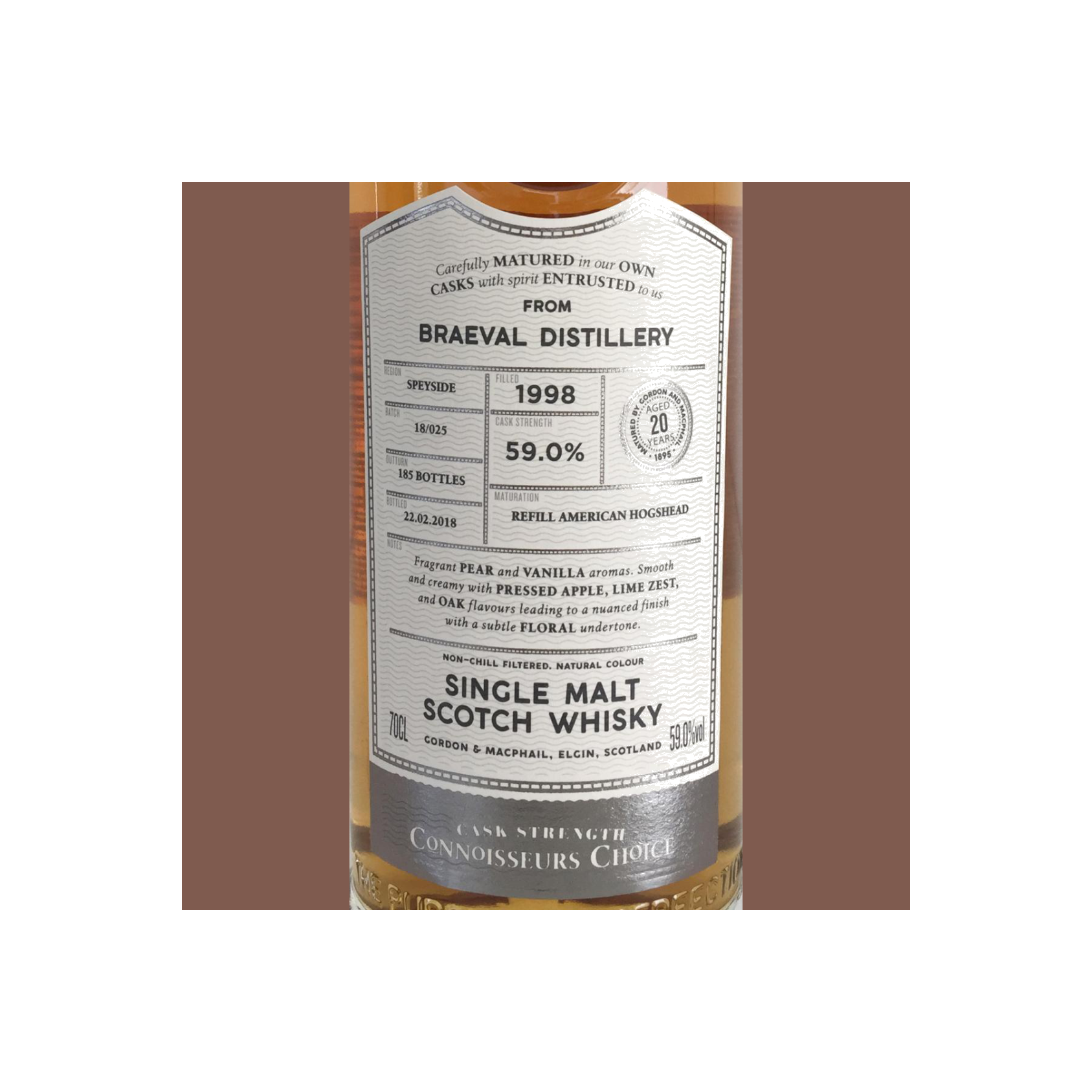 Braeval Connoisseurs Choice - Cask Strength 1998 20 Years Single Malt Whisky 3