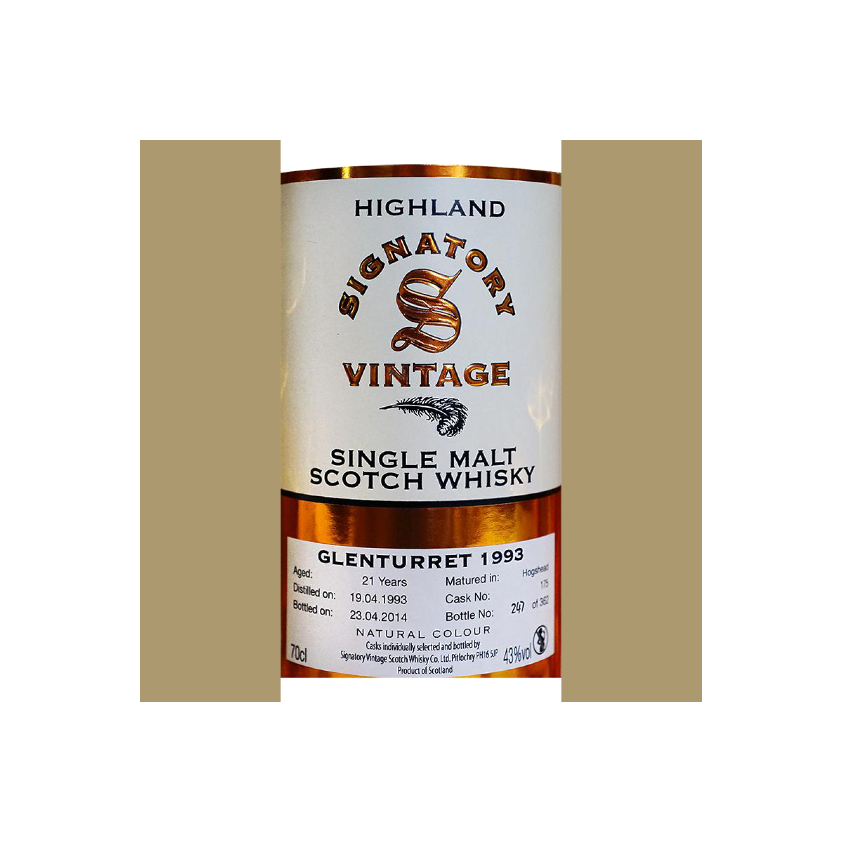 The Glenturret Vintage Collection 1993 21 Years Single Malt Whisky 3