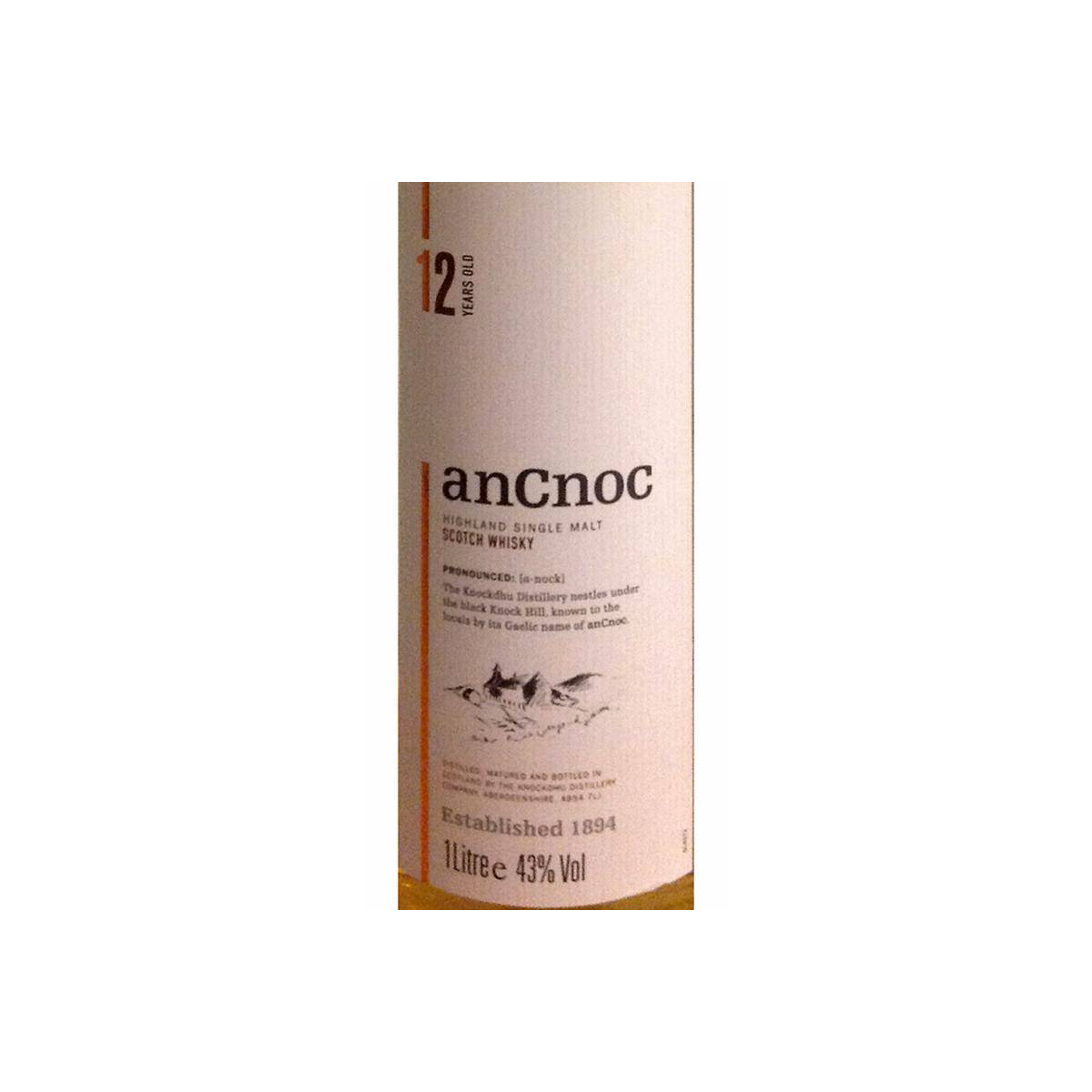 An Cnoc 12 Years Single Malt Whisky