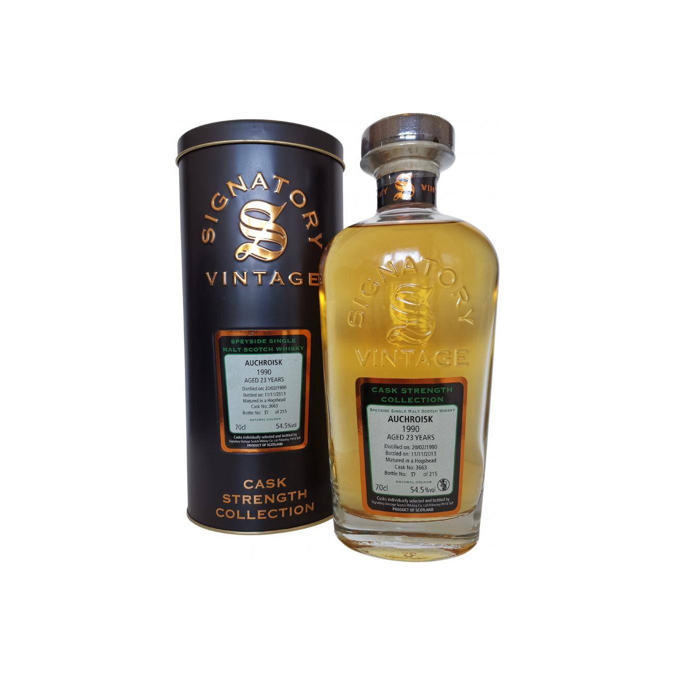 Auchroisk Cask Strength Collection 1990 23 Years Single Malt Whisky 2