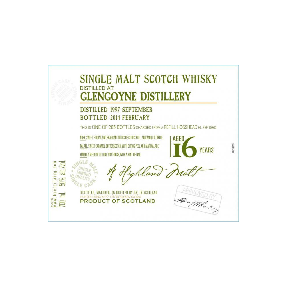 Glengoyne Old Malt Cask 1997 16 Years Single Malt Whisky 2