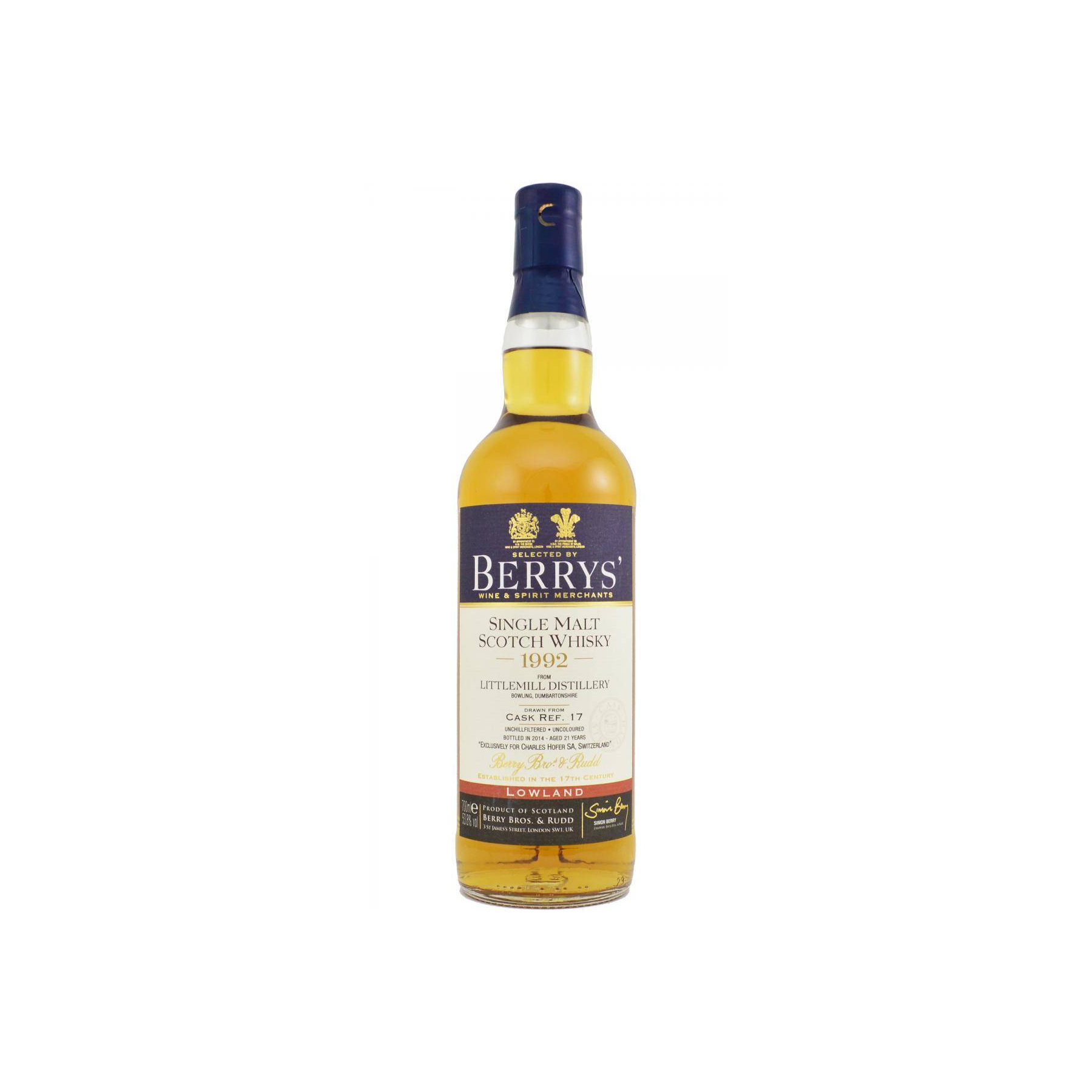 Littlemill 1992 21 Years Single Malt Whisky