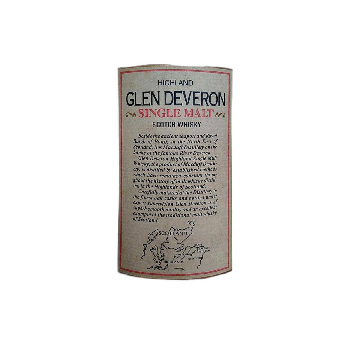 Glen Deveron 1979 12 Years Single Malt Whisky 3