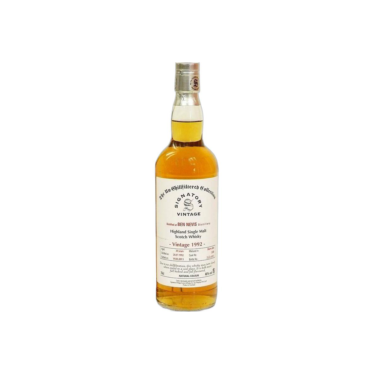 Ben Nevis The Un-Chillfiltered Collection 1992 20 Years Single Malt Whisky
