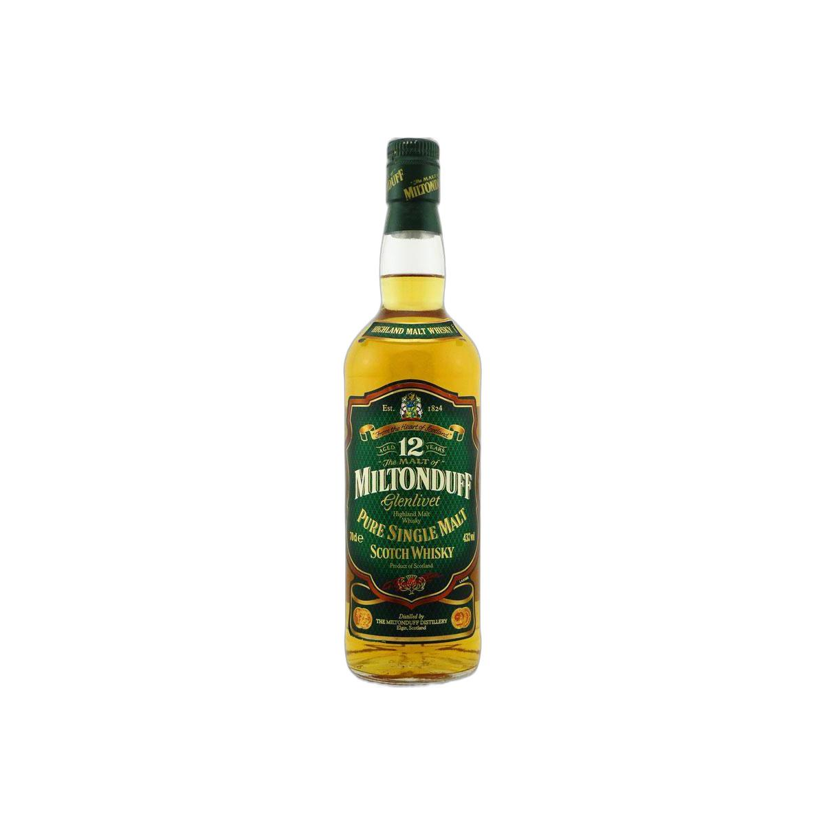 Miltonduff 12 Years Single Malt Whisky