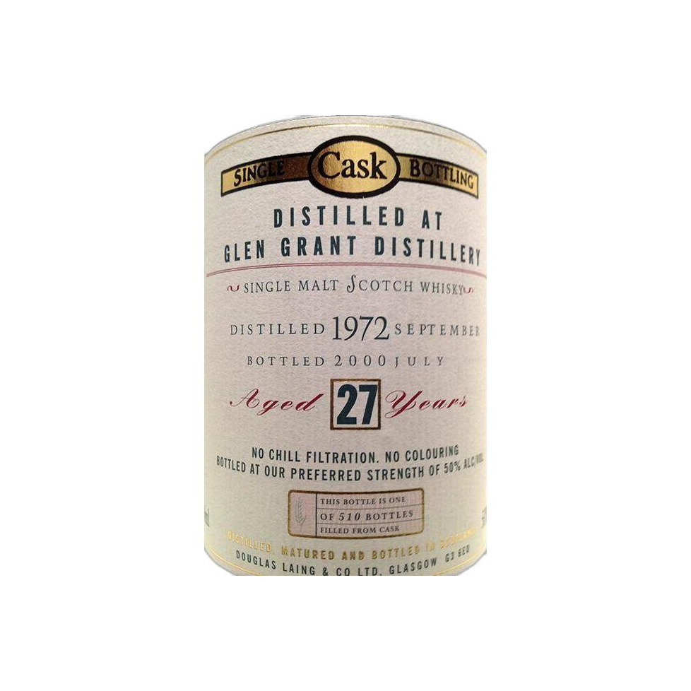 Glen Grant Old Malt Cask 1972 27 Years Single Malt Whisky 2
