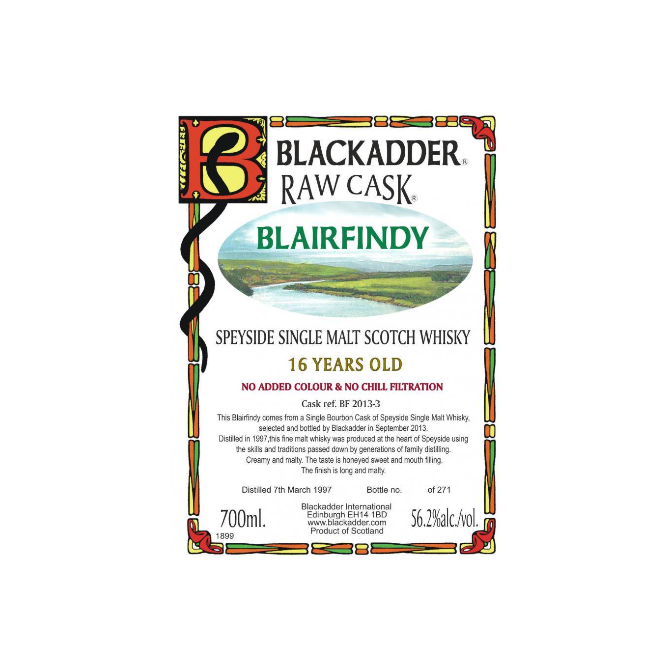 Blackadder Raw Cask 1997 16 Years Single Malt Whisky