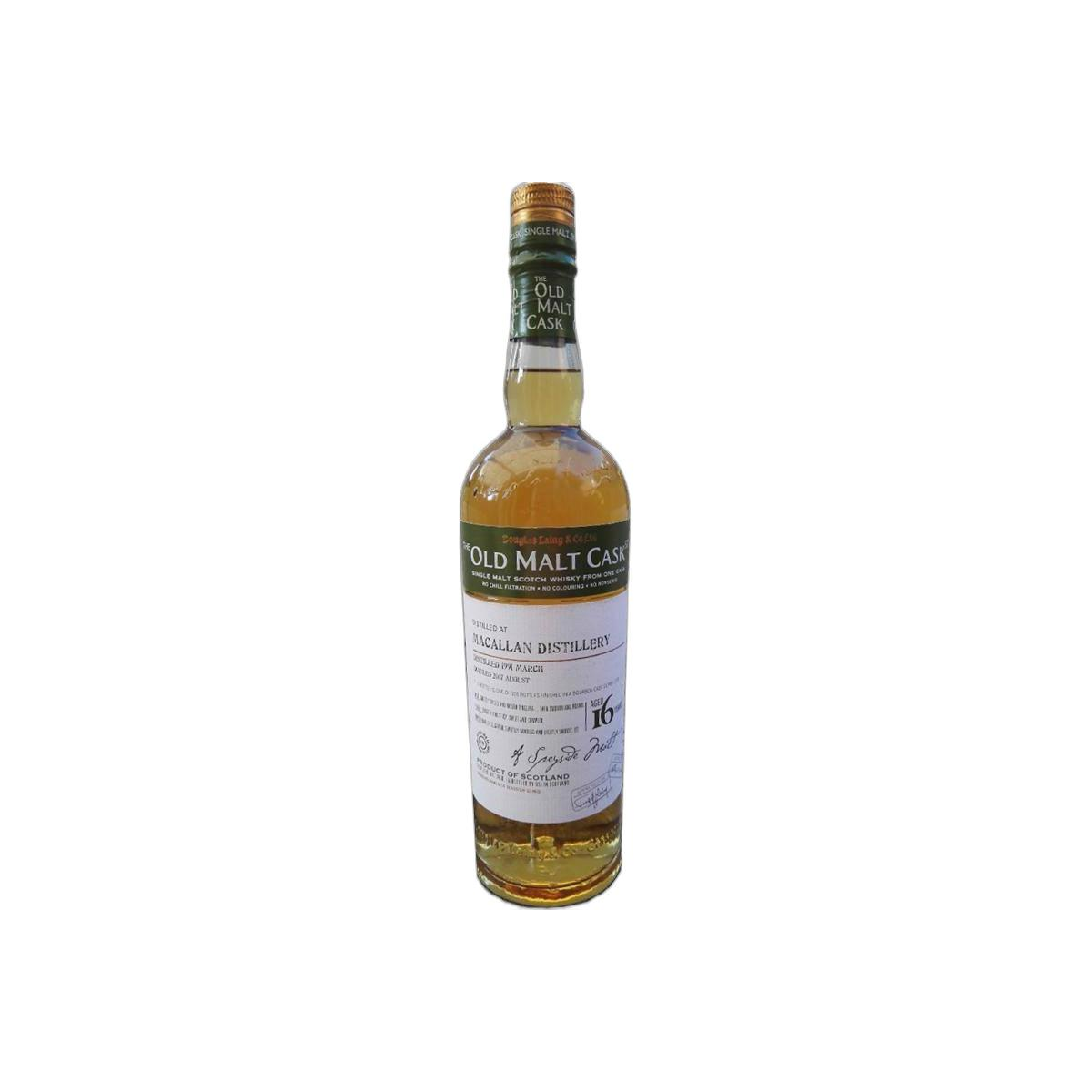 The Macallan Old Malt Cask 1991 16 Years Single Malt Whisky 3