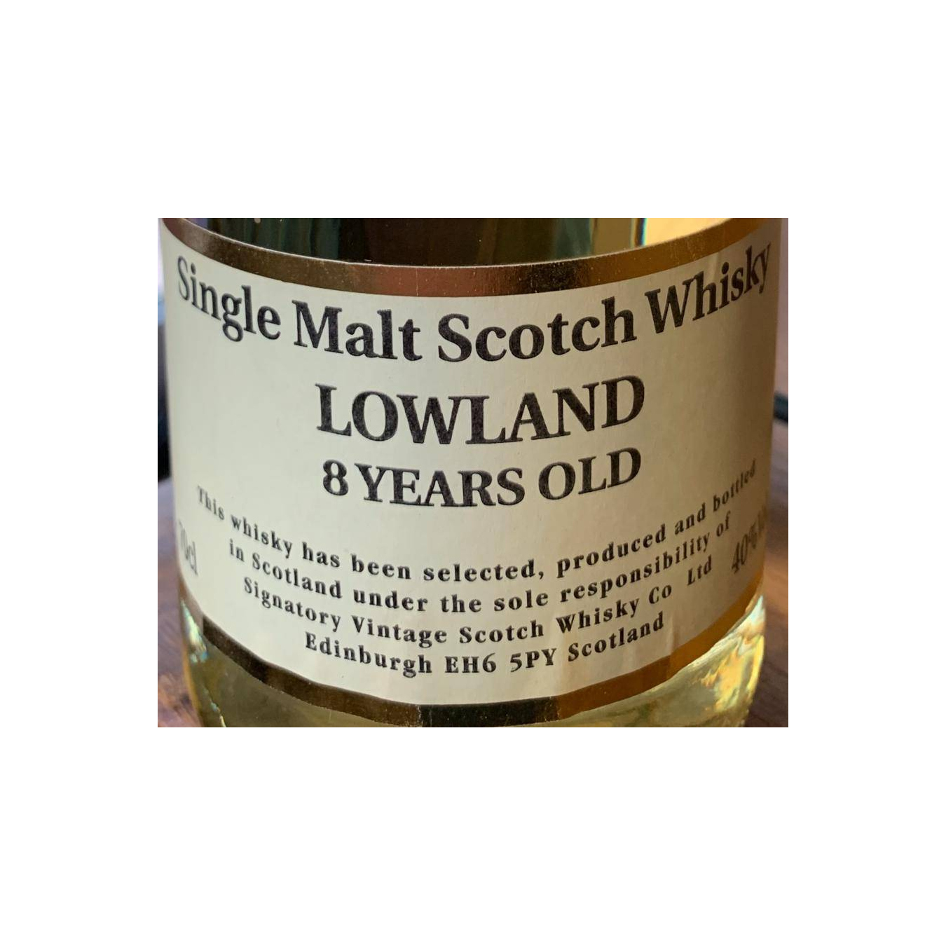 Signatory Vintage 8 Years Single Malt Whisky