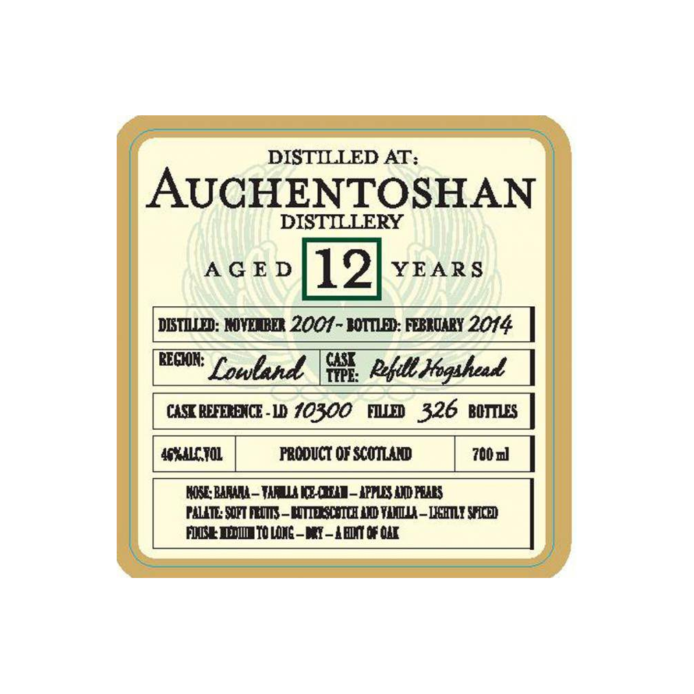 Auchentoshan 2001 12 Years Single Malt Whisky