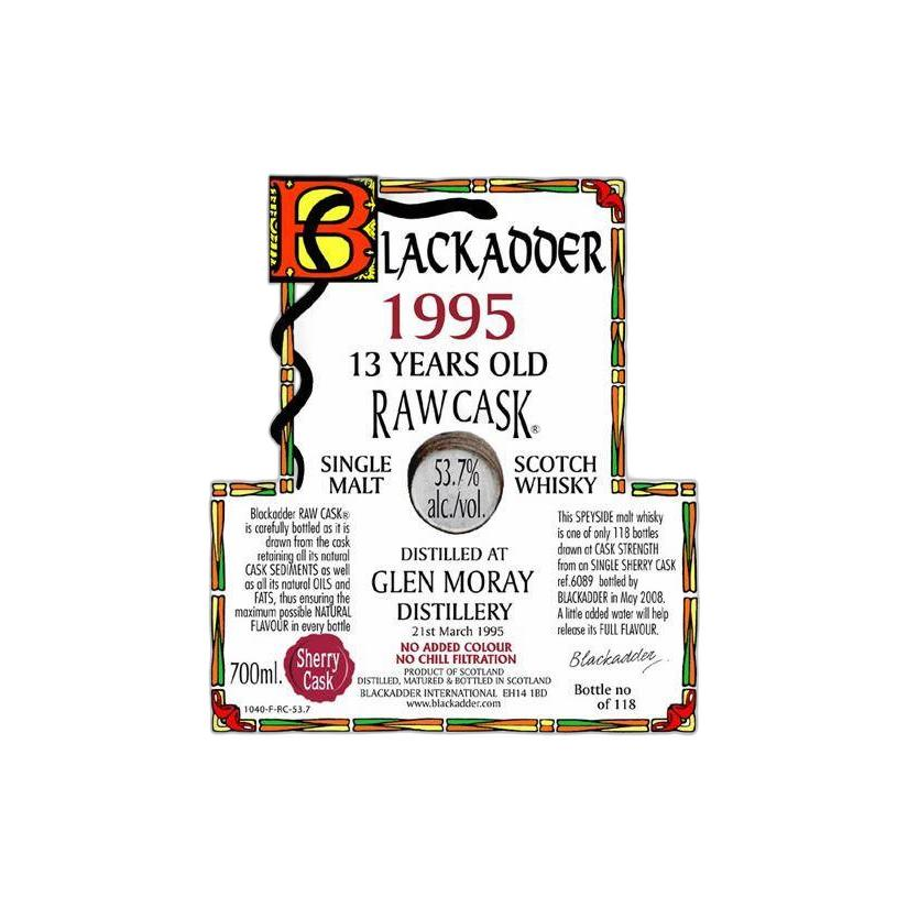 Glen Moray Raw Cask 1995 13 Years Single Malt Whisky 2