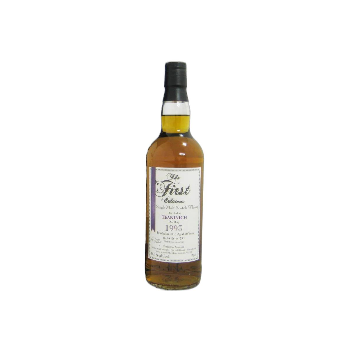 Teaninich The First Editions 1993 20 Years Single Malt Whisky 3