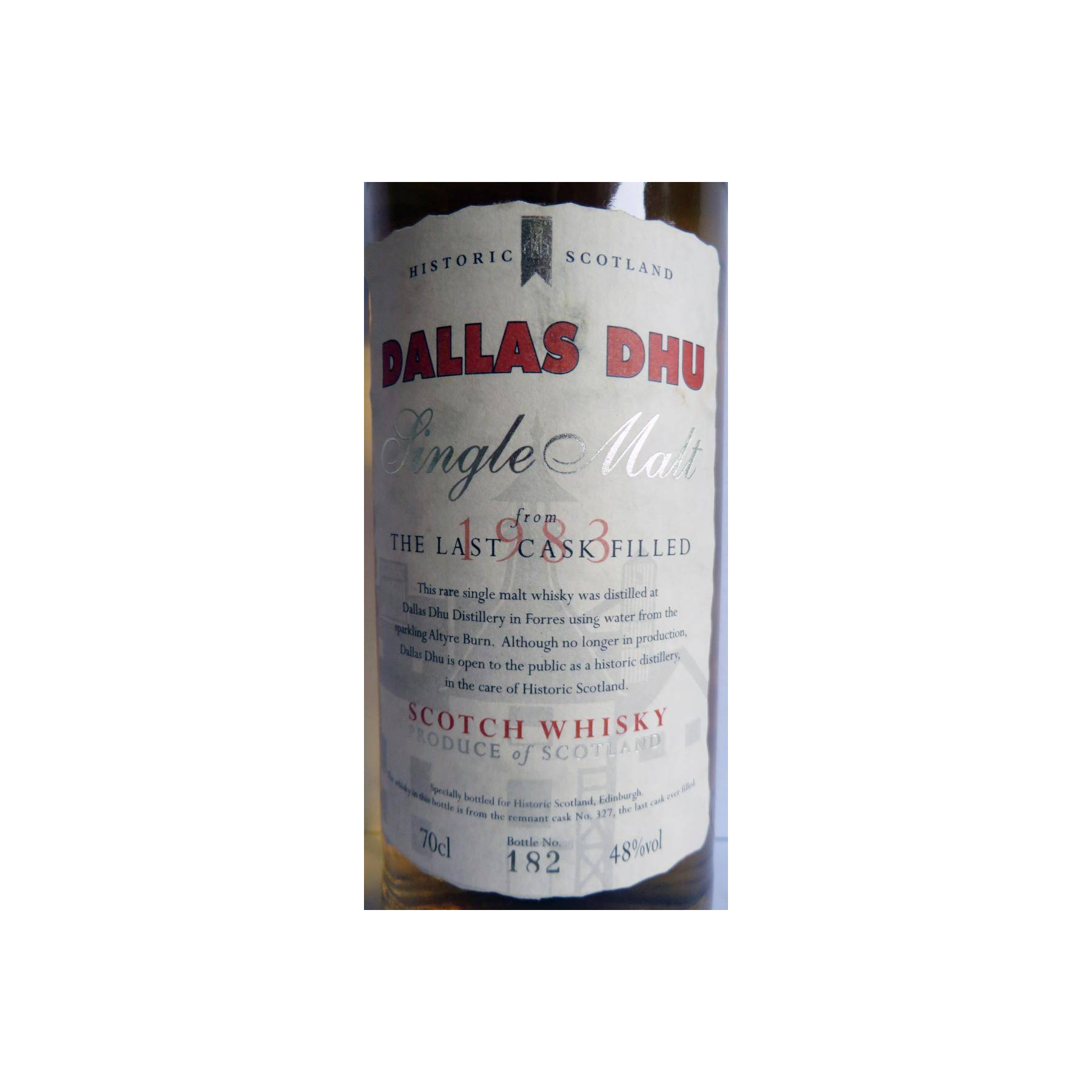 Dallas Dhu 1983 Single Malt Whisky 3