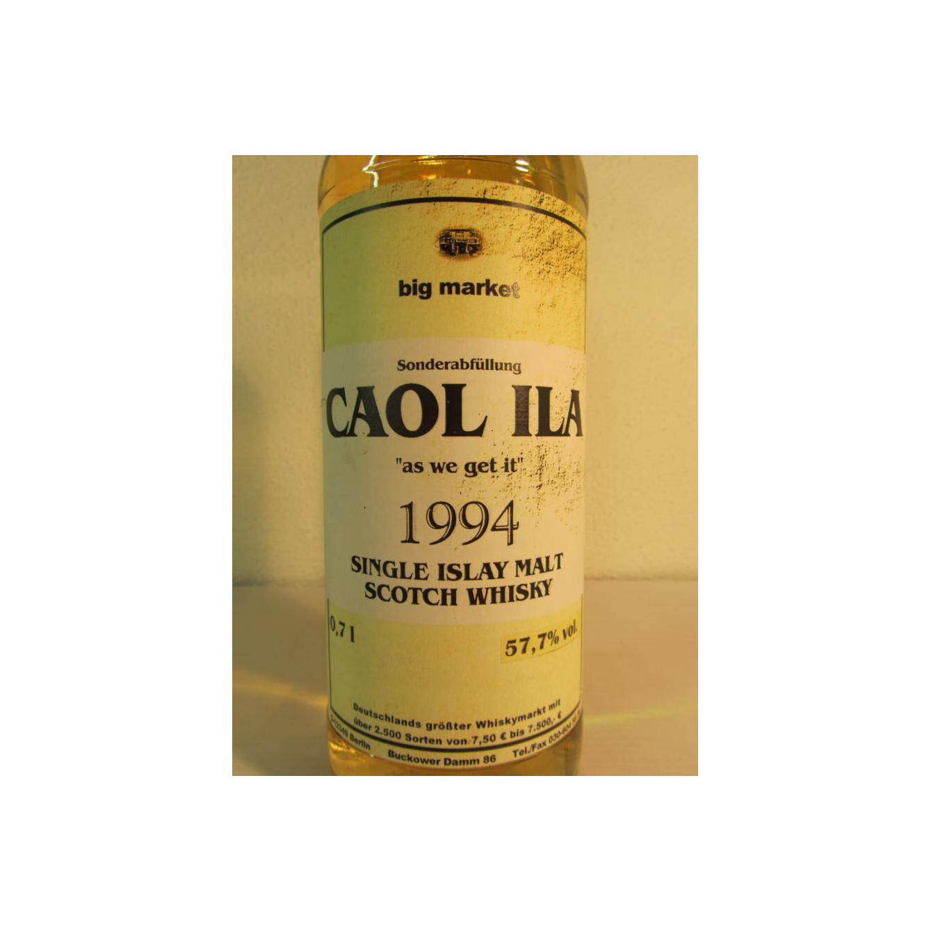 Caol Ila 1994 Single Malt Whisky 2