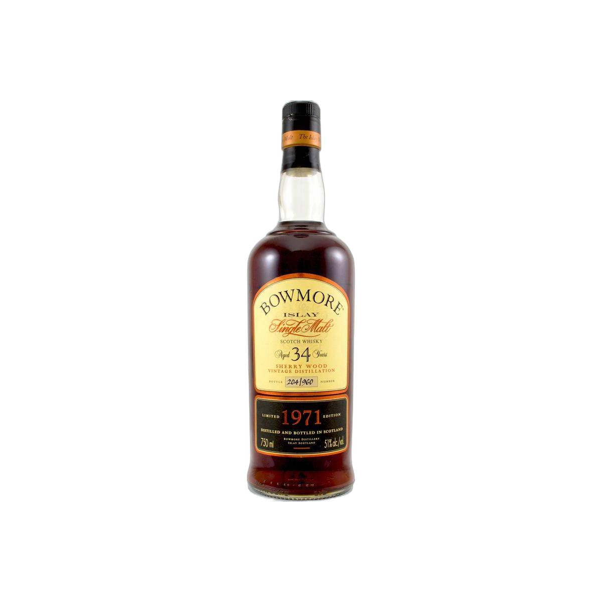 Bowmore 1971 34 Years Single Malt Whisky