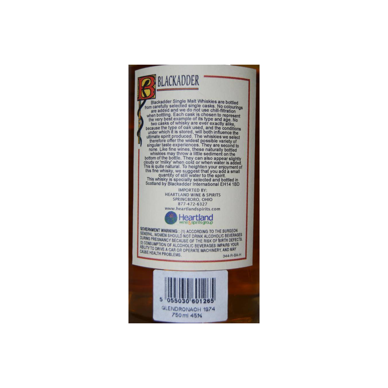 GlenDronach 1974 26 Years Single Malt Whisky 2