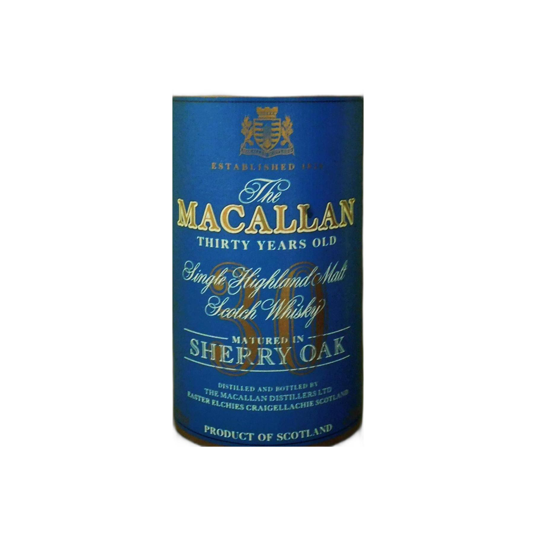 The Macallan 30 Years Single Malt Whisky 2
