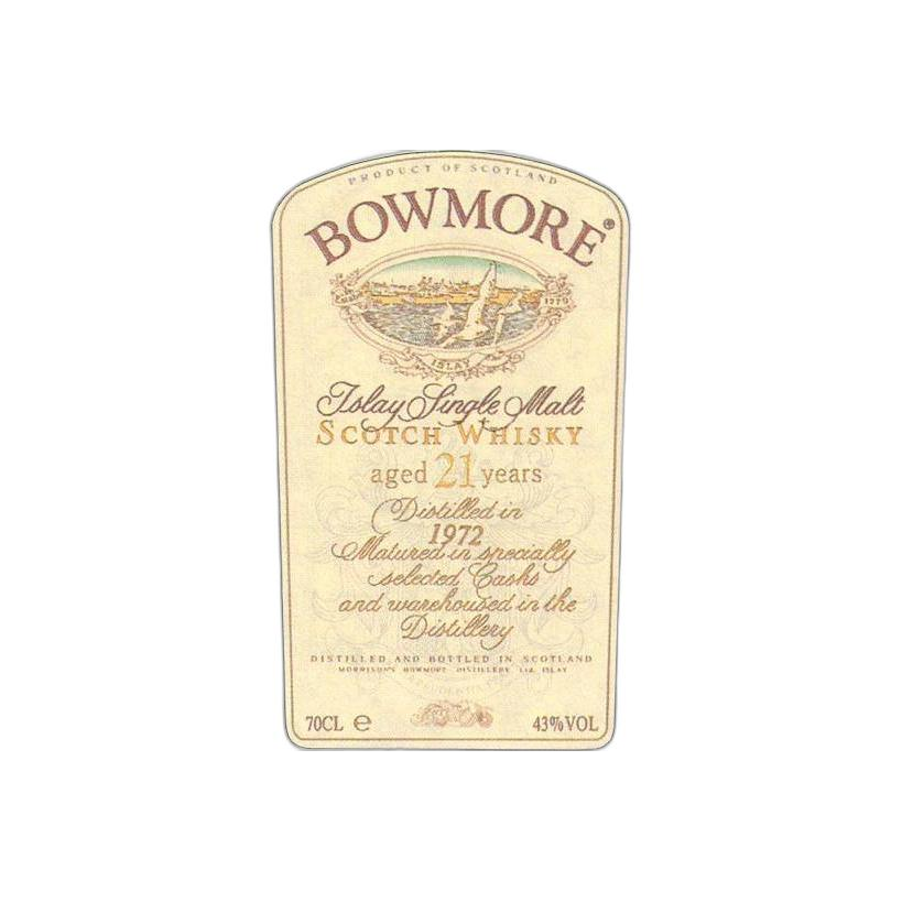 Bowmore 1972 21 Years Single Malt Whisky