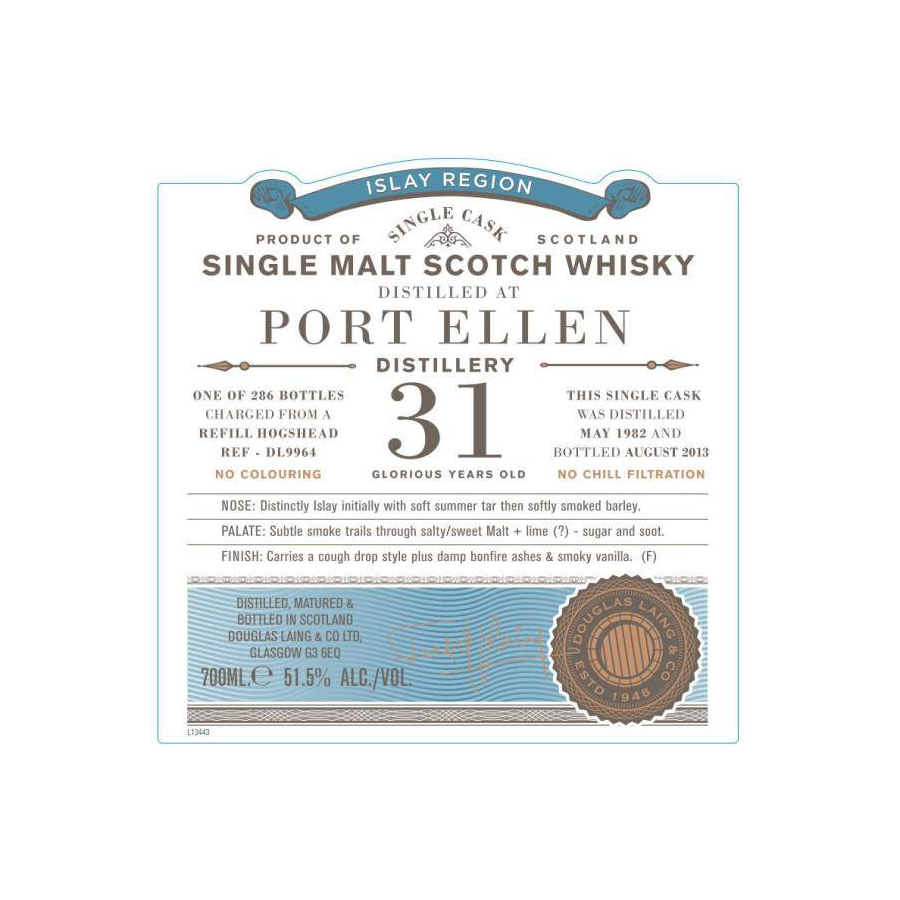 Port Ellen Old Particular 1982 31 Years Single Malt Whisky 2