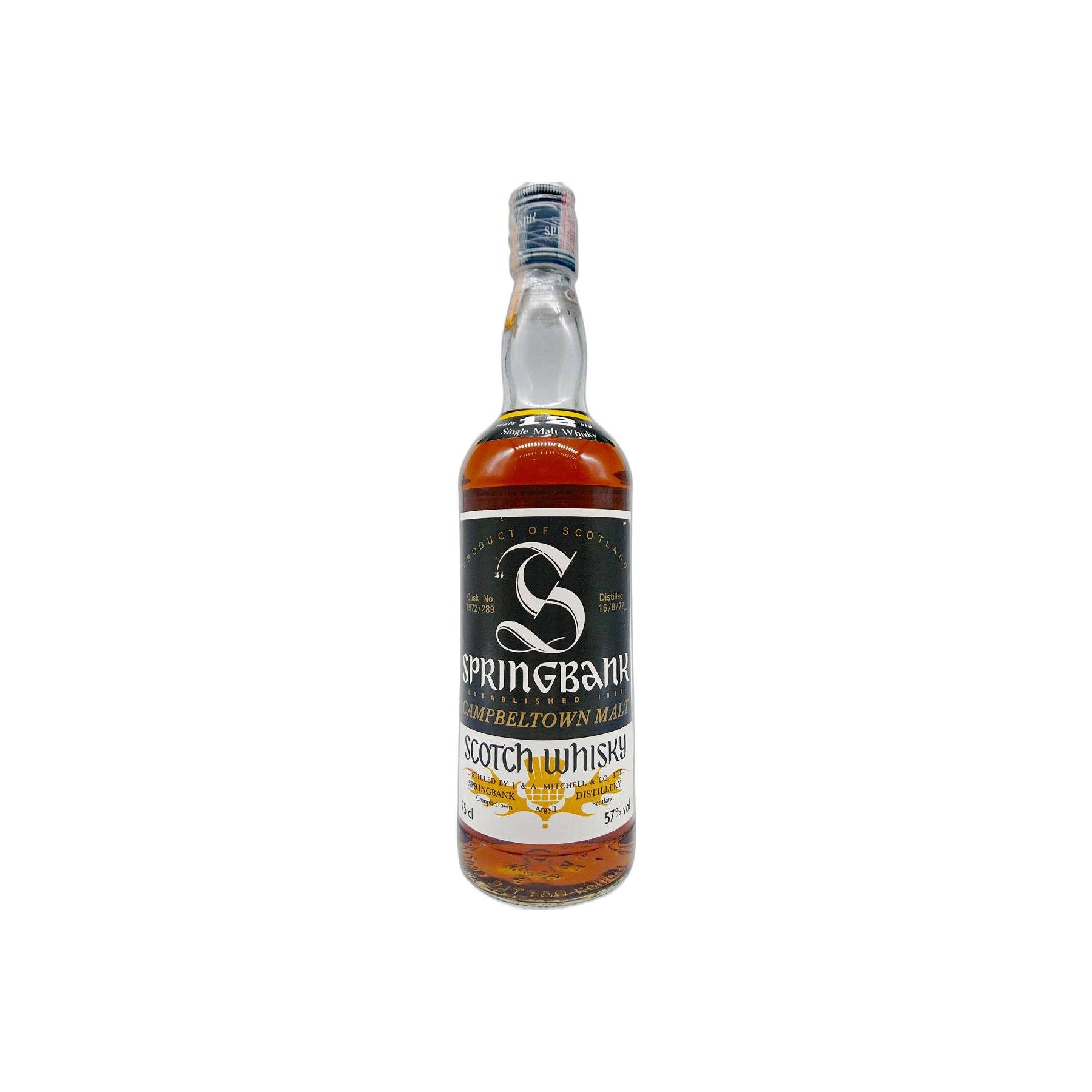 Springbank 1972 12 Years Single Malt Whisky