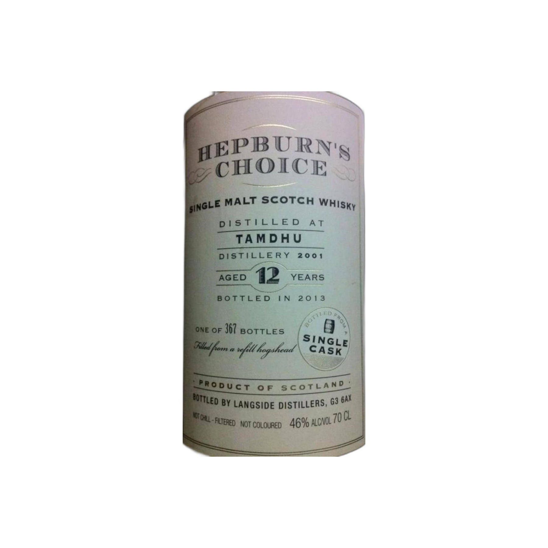 Tamdhu 2001 12 Years Single Malt Whisky