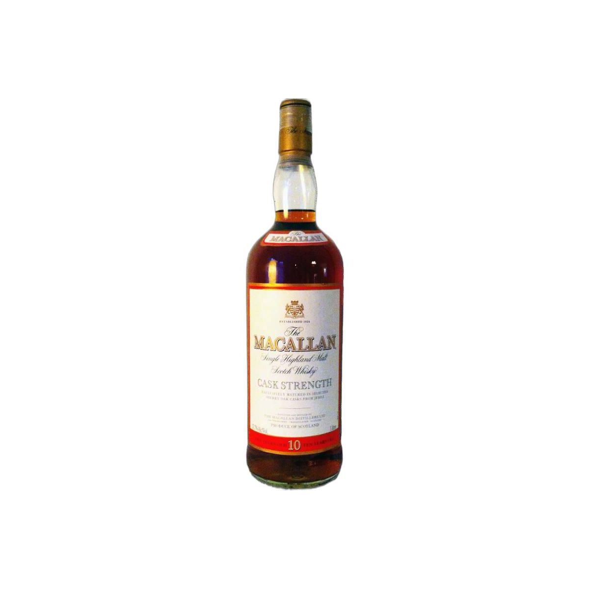 The Macallan Cask Strength Collection 10 Years Single Malt Whisky