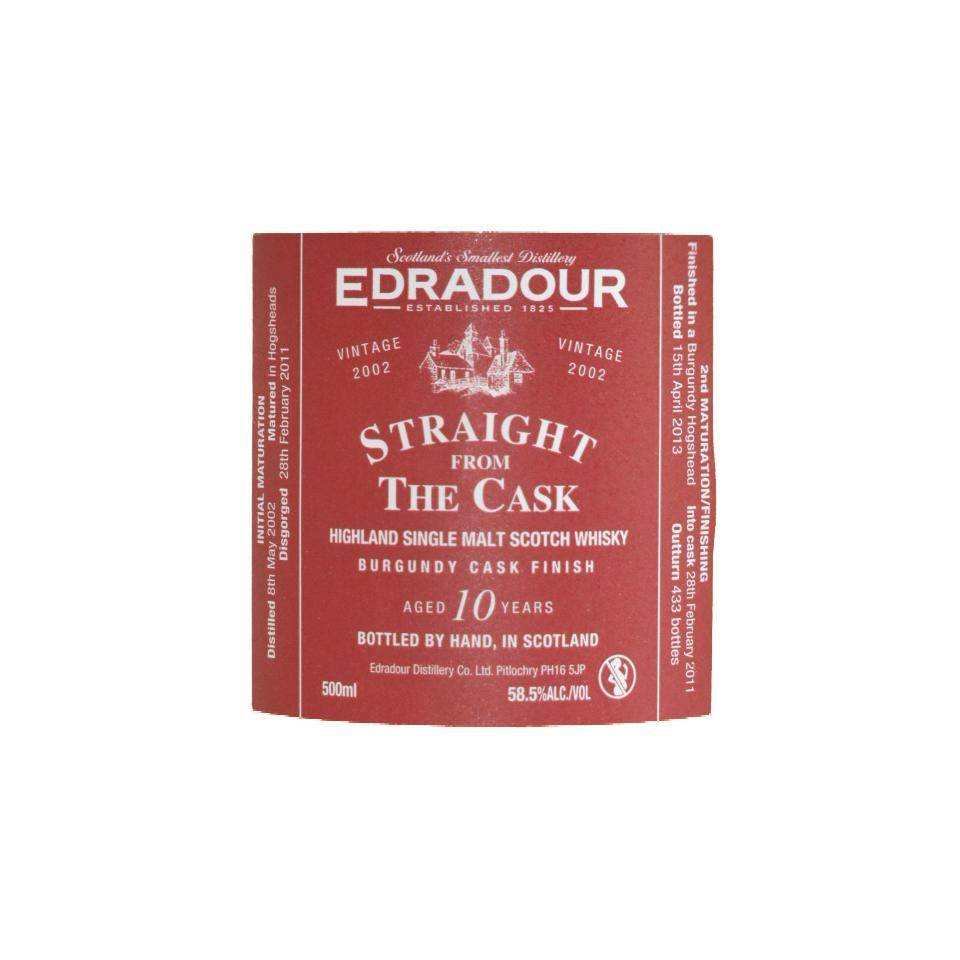 Edradour 2002 10 Years Single Malt Whisky 2