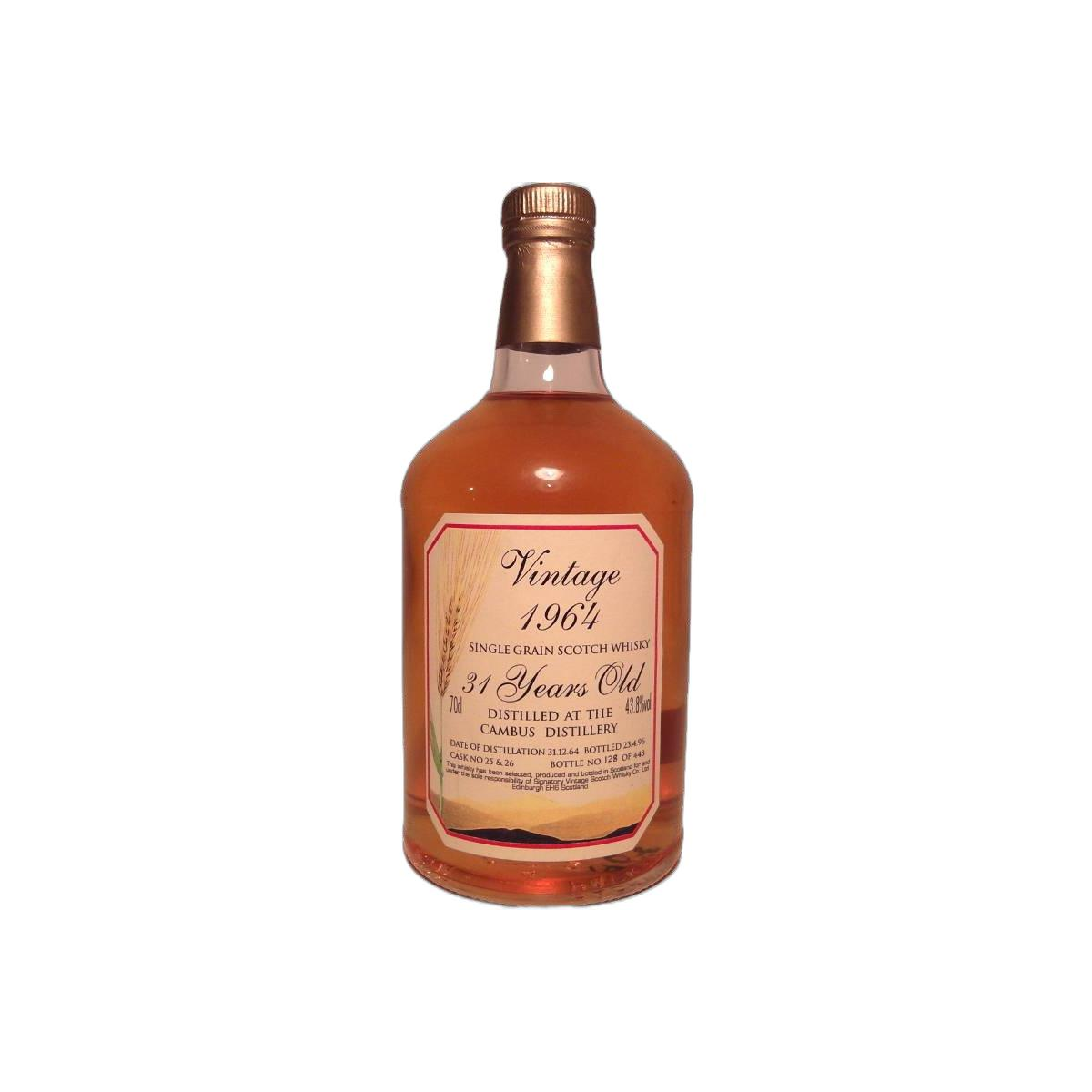 Cambus Vintage Collection - Dumpy 1964 31 Years Single Grain Whisky