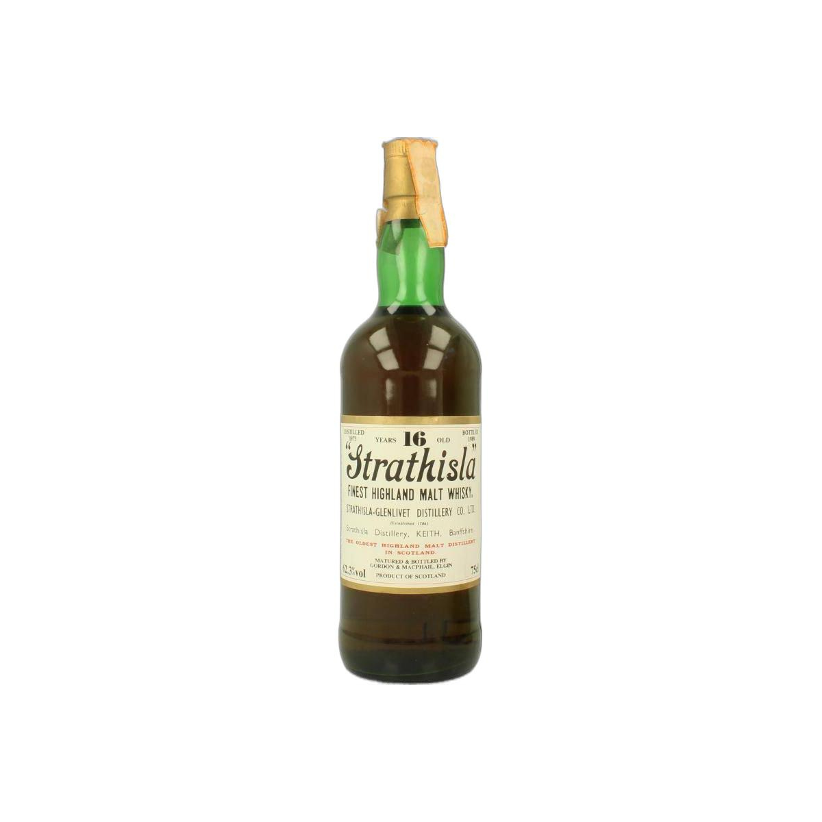 Strathisla Licensed Bottling 1973 16 Years Single Malt Whisky