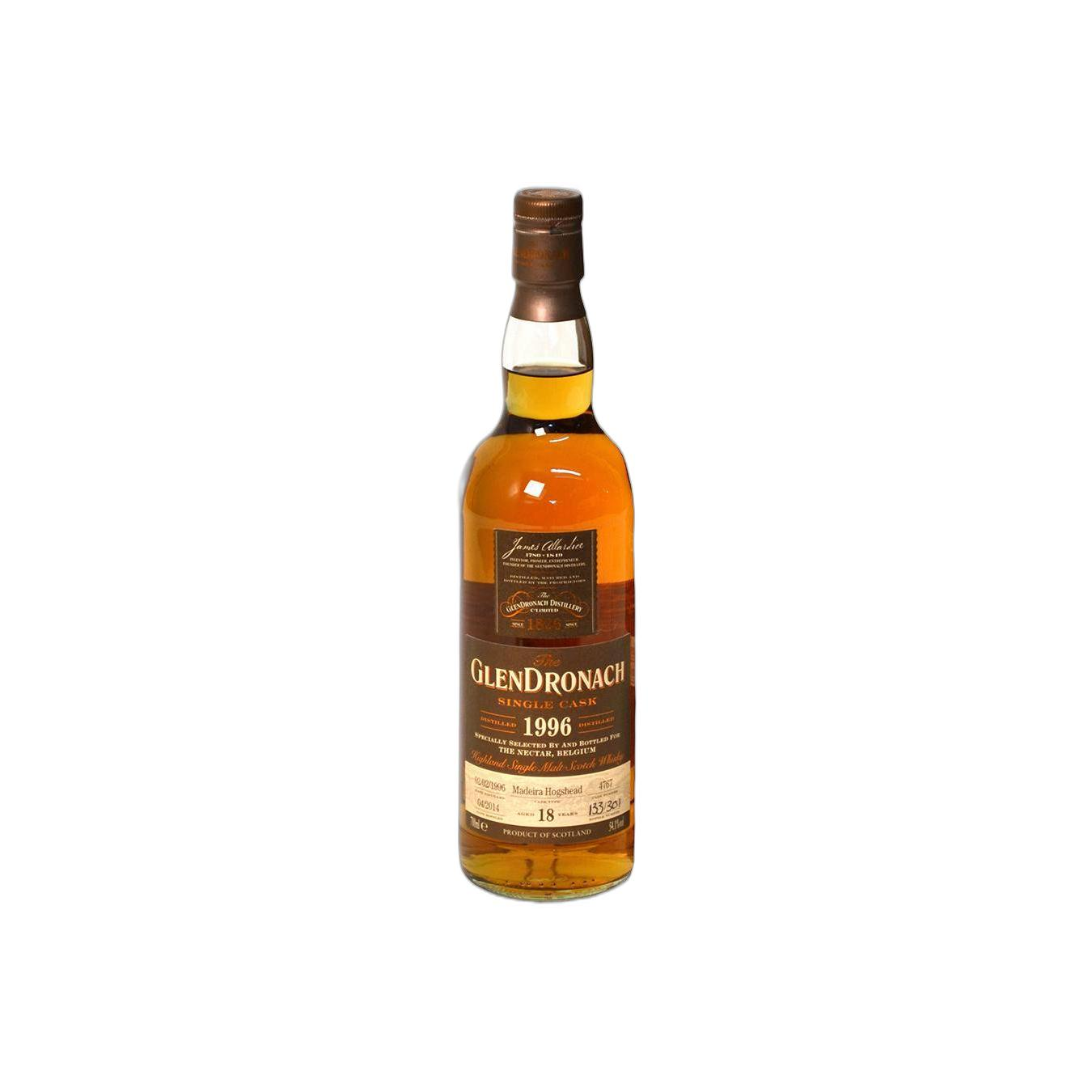 GlenDronach Single Cask 1996 18 Years Single Malt Whisky