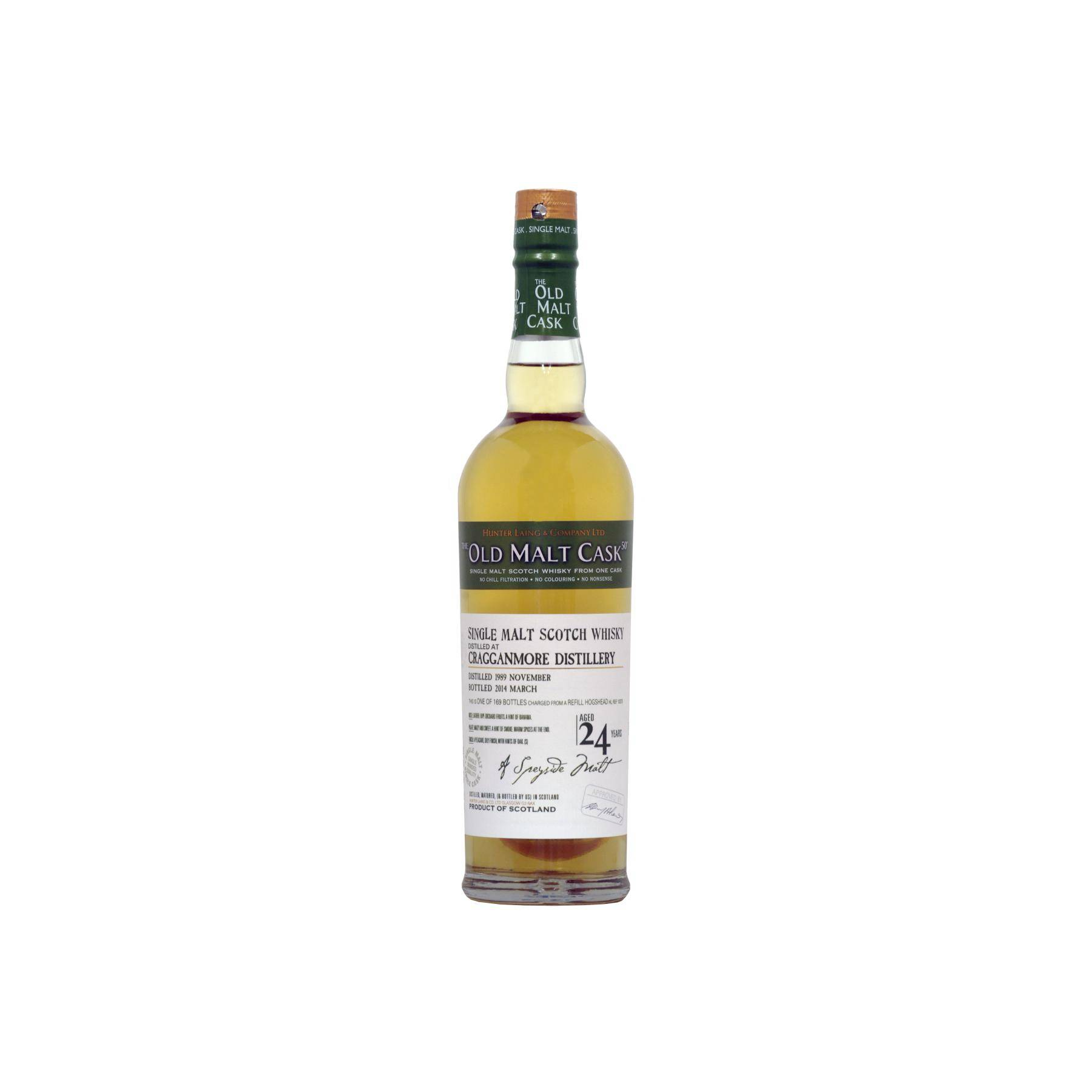 Cragganmore Old Malt Cask 1989 24 Years Single Malt Whisky 2
