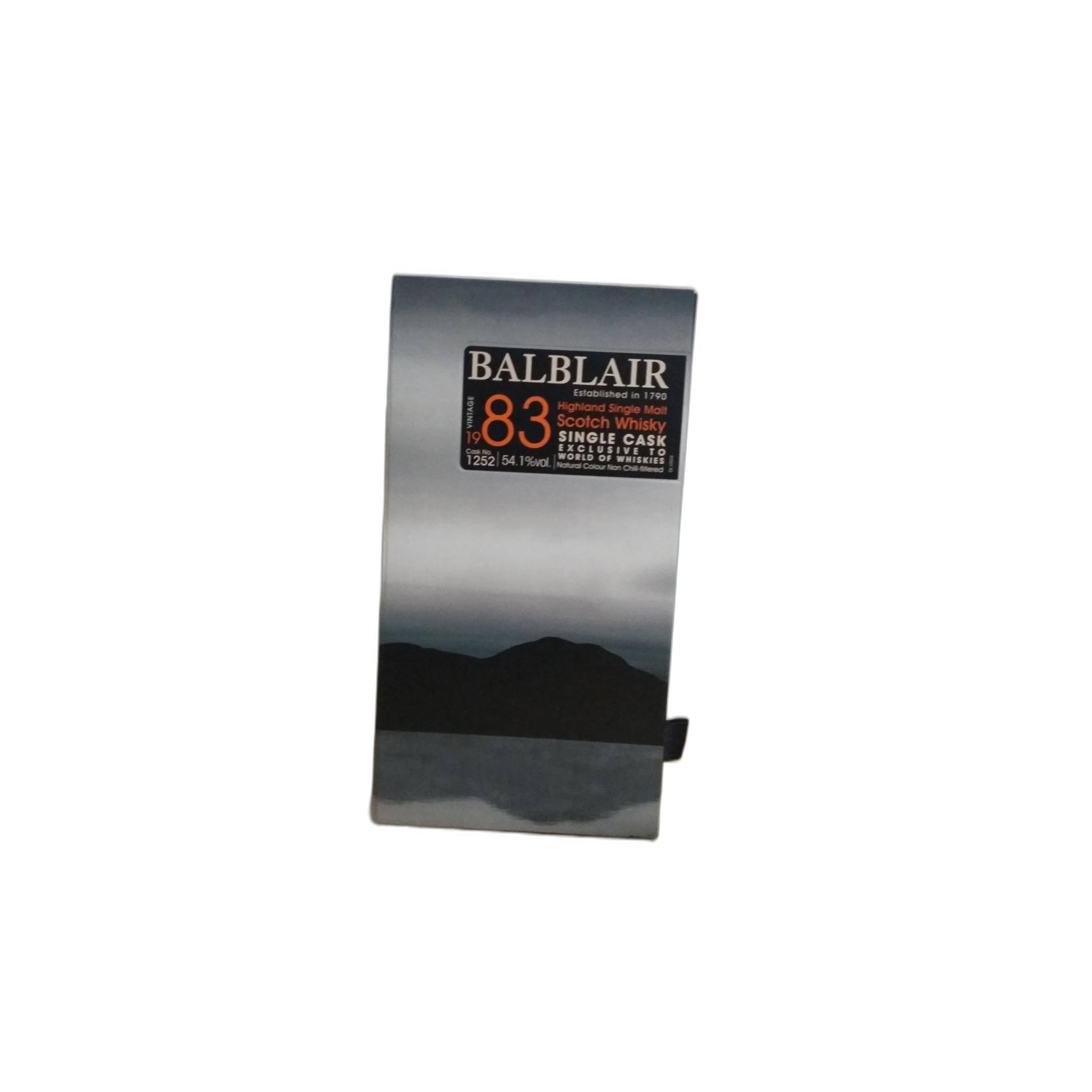 Balblair Single Cask 1983 30 Years Single Malt Whisky