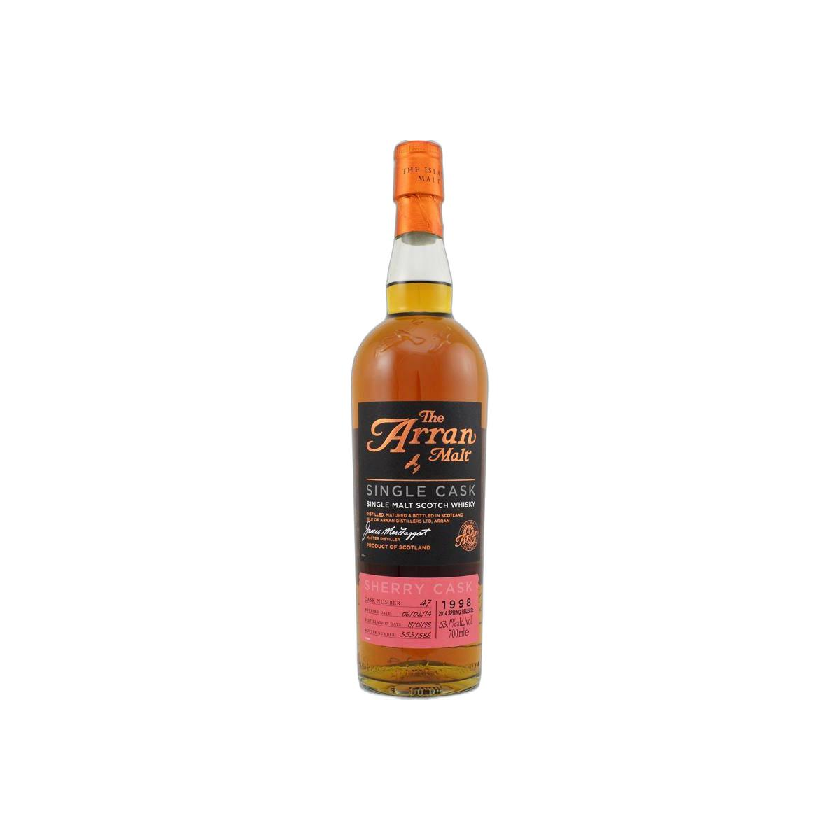 Arran 1998 16 Years Single Malt Whisky