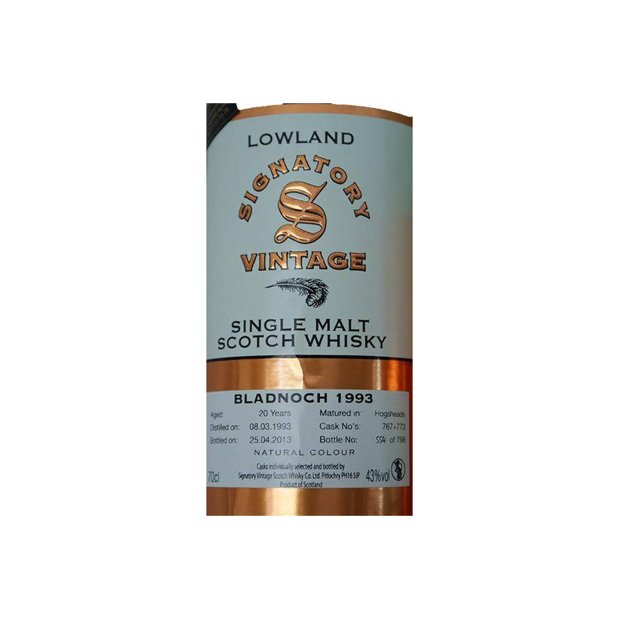 Bladnoch Vintage Collection 1993 20 Years Single Malt Whisky 3