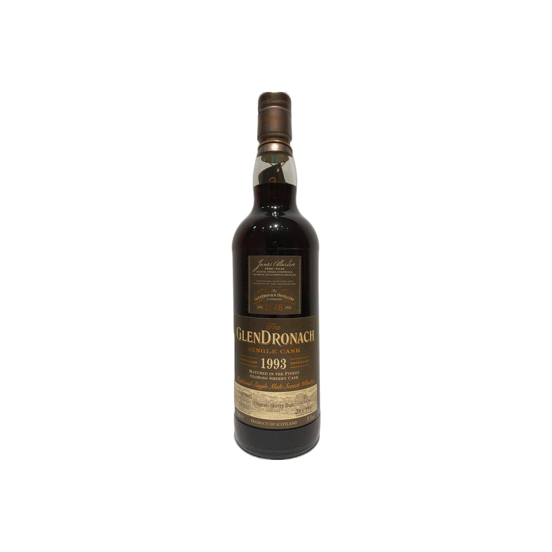 GlenDronach Single Cask 1993 20 Years Single Malt Whisky